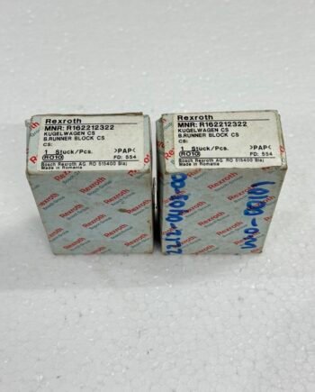 2 PIECE LOT REXROTH R162212322 BALL CARRIAGE NEW OPEN BOX FAST SHIP